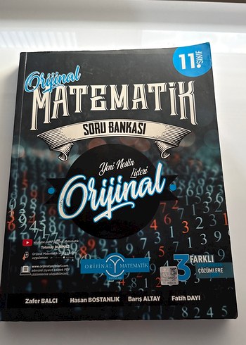 11. Sınıf Orijinal Matematik Soru Bankası