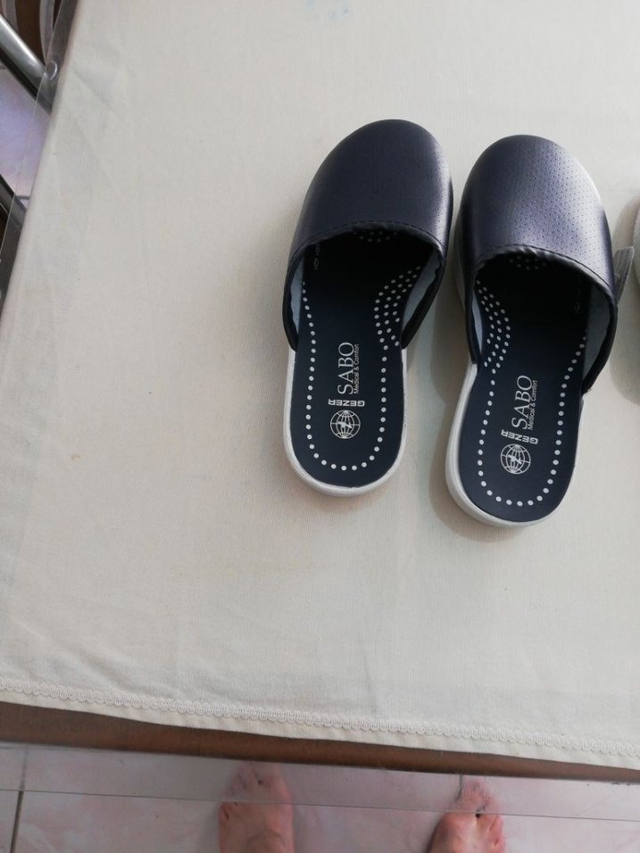 Mavi erkekTerlik Stiletto Topuklu Velcro - Görsel 3