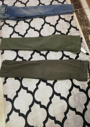 Gri erkek  Kot Pantolon - Görsel 3