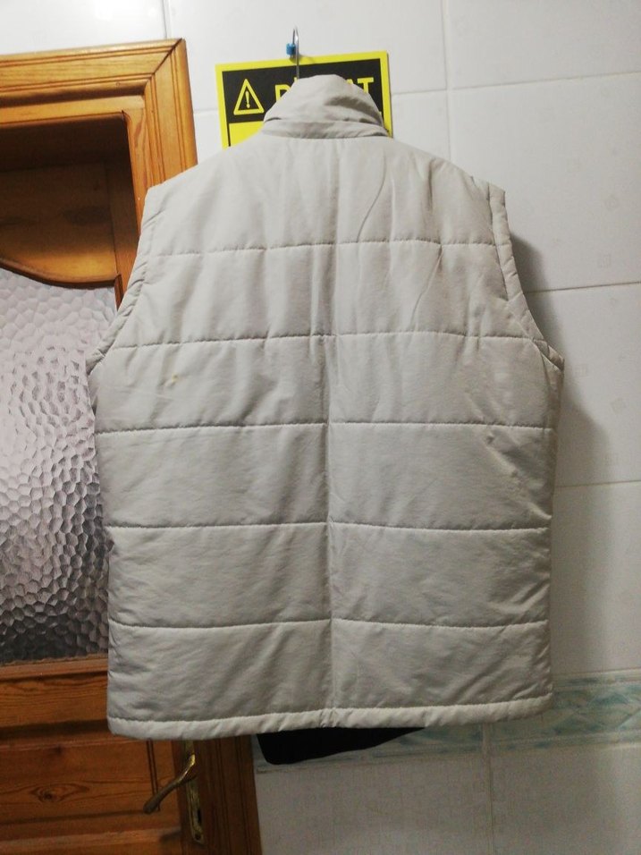 Gri Fermuarlı Yüksek Yakalı erkek Yelek - Görsel 2