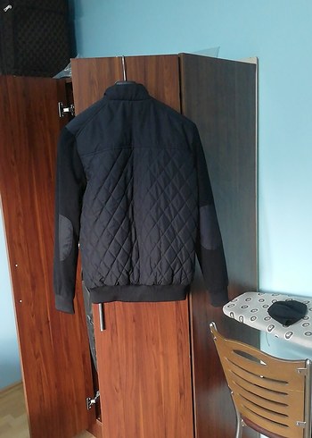Siyah Erkek Fermuarlı Mont - Görsel 2