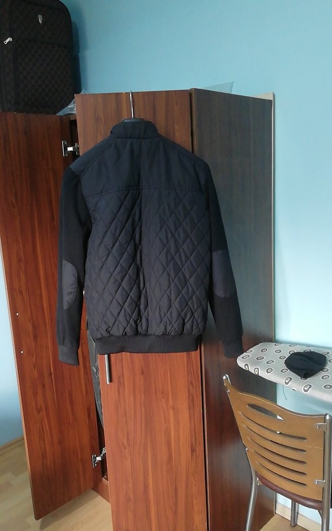 Siyah Erkek Fermuarlı Mont - Görsel 2
