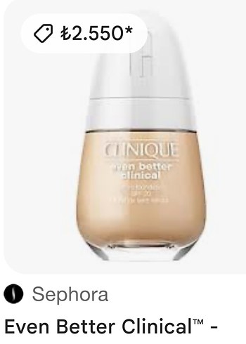Beden Renk Clinique Even Better Clinical Serum Fondöten