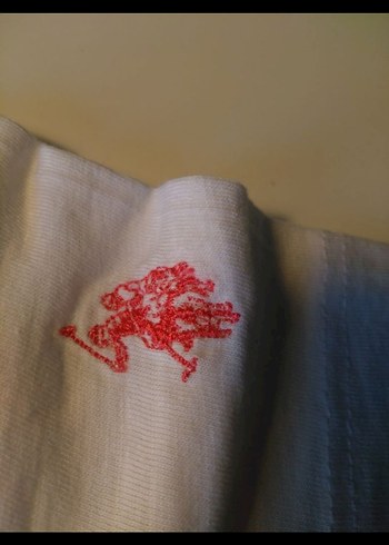 Kız Çocuk Pembe Baskılı Pamuk Tişört usp polo - Görsel 4