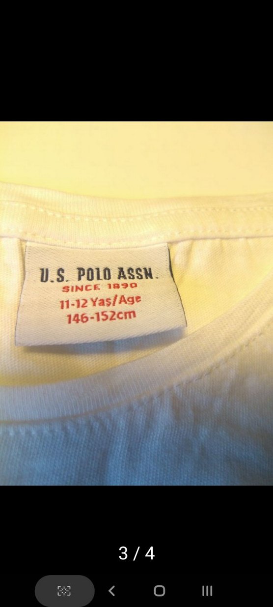 Kız Çocuk Pembe Baskılı Pamuk Tişört usp polo - Görsel 3