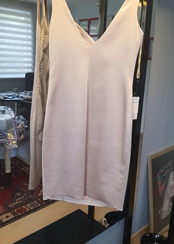 Rengin Vizon Nakışlı Midi Abiye Elbise - Görsel 5