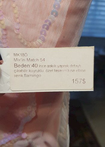 Mix'in Match Flamingo Mini Elbise - Görsel 5