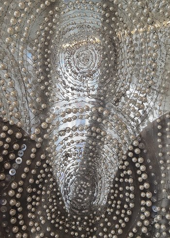 Boncuk İşlemeli Gri Mini Abiye Elbise - Görsel 4