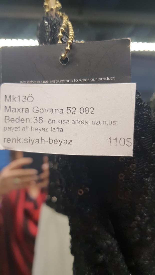 Maxra Govana Siyah Beyaz Straplez Mini Abiye - Görsel 5