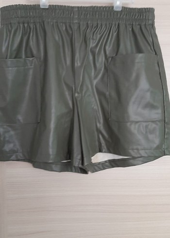 Kadın LCW 42 Beden deri şort - Görsel 2