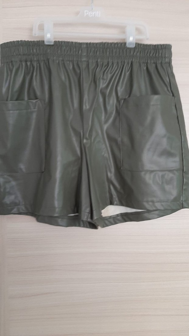 Kadın LCW 42 Beden deri şort - Görsel 2