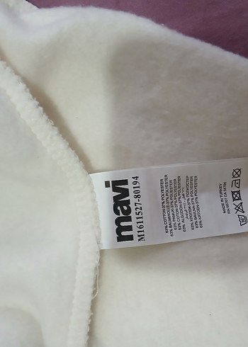 Kadın Mavi marka S beden krem Kapüşonlu Baskılı Sweatshirt - Görsel 4