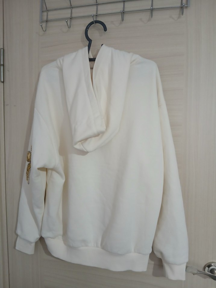 Kadın Mavi marka S beden krem Kapüşonlu Baskılı Sweatshirt - Görsel 2