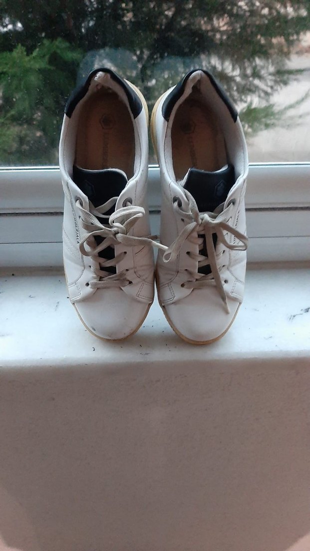 Beyaz Bağcıklı lumberjack kadın Spor Ayakkabı - Görsel 2