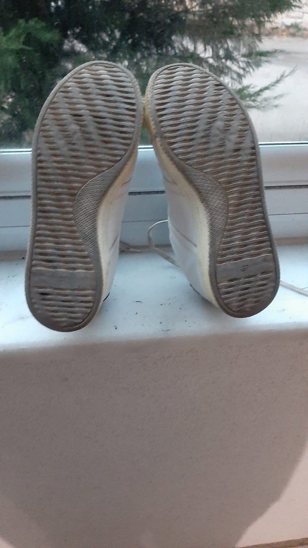 Beyaz Bağcıklı lumberjack kadın Spor Ayakkabı - Görsel 3