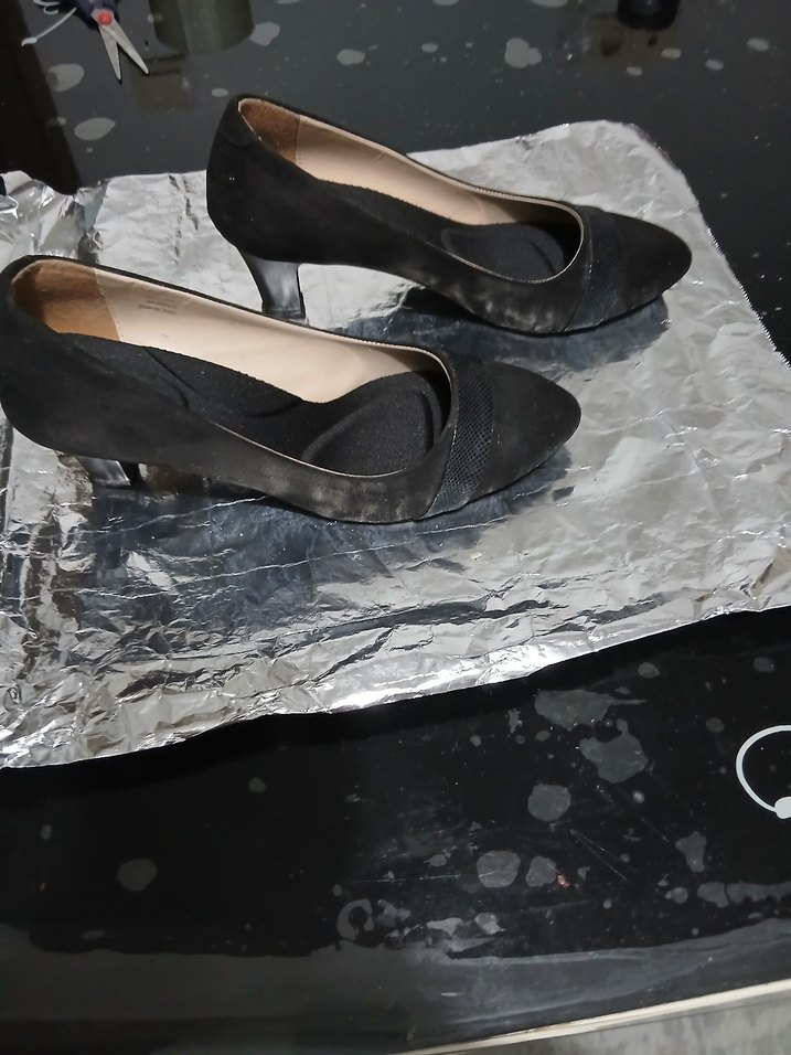 Siyah Kadın topuklu polaris marka ayakkabı - Görsel 4