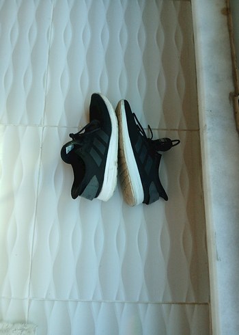 Siyah Adidas Spor Kadın Sneakers - Görsel 6