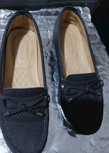 Tokalı Siyah Kadın Topuklu Babet - Görsel 2