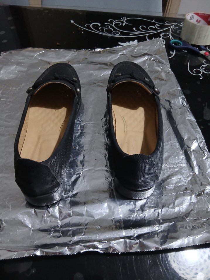 Tokalı Siyah Kadın Topuklu Babet - Görsel 3