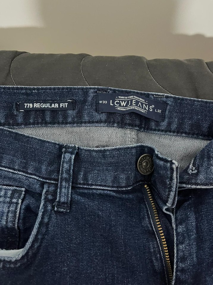 erkek  Lacivert LCW Kot Pantolon - Görsel 3