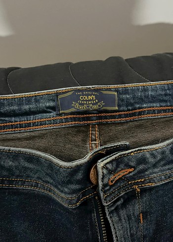Colin's Mavi Erkek Denim Pantolon colins regular fit 38/32 boru paça