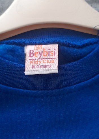 Mavi Dinozor Desenli  Bebek Eşofman Takımı - Görsel 4