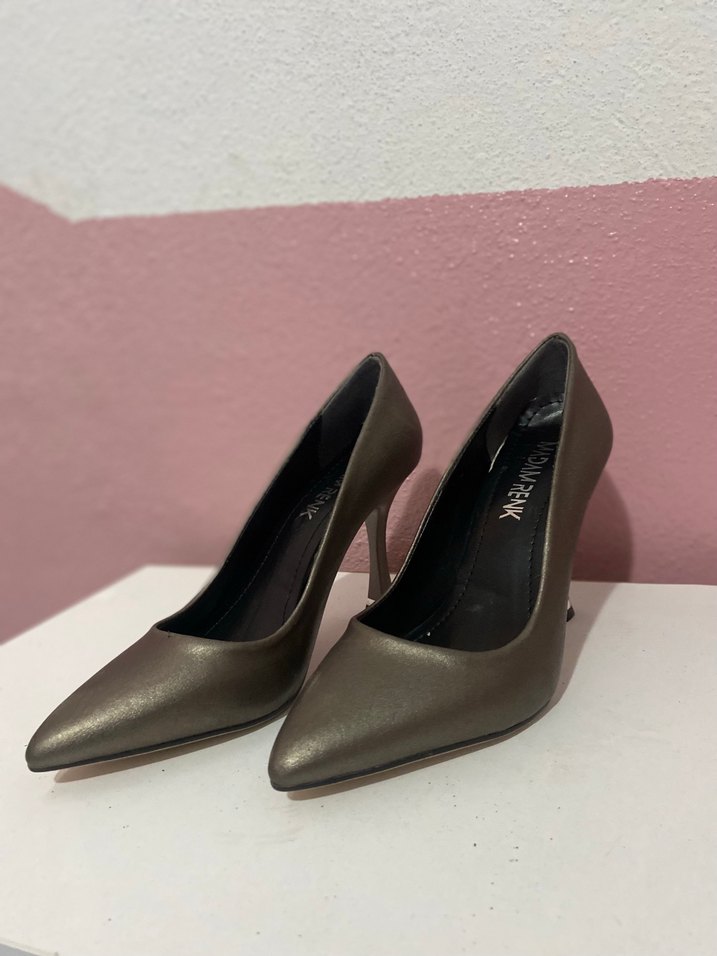 Deri Stiletto Topuklu Kadın Ayakkabı - Görsel 3