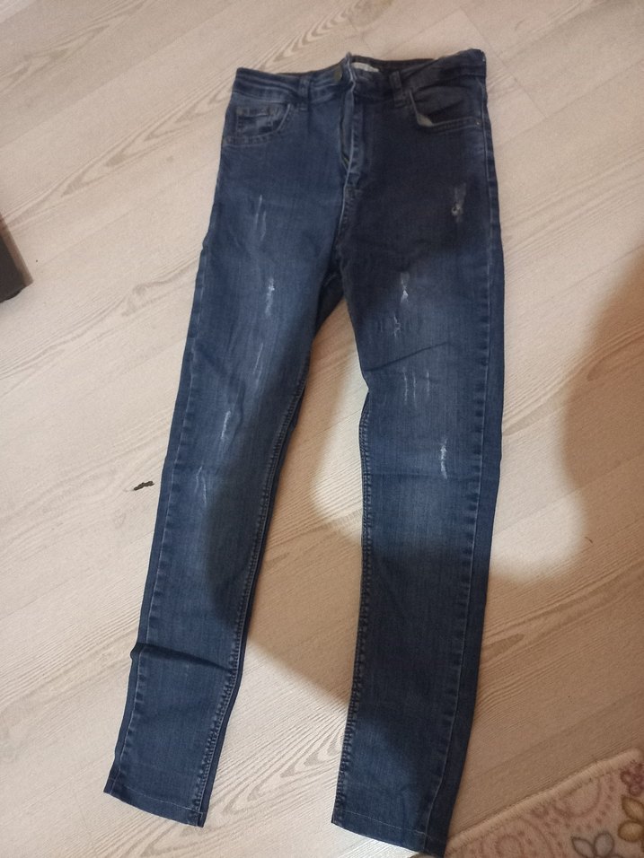Navy Mavi  Denim Kadın Skinny Jean - Görsel 2