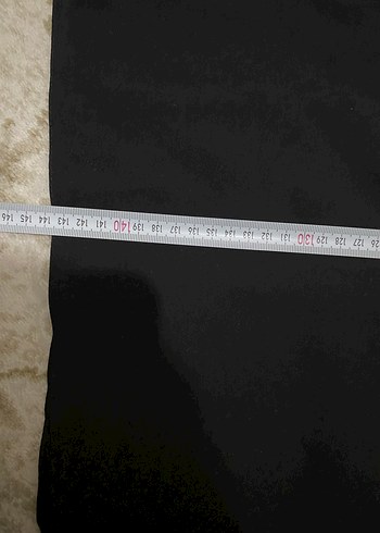 Kırmızı Siyah Desenli Uzun Kollu Abiye - Görsel 6