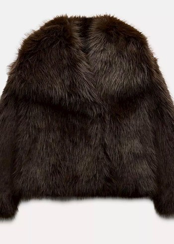 Zara peluş kürk