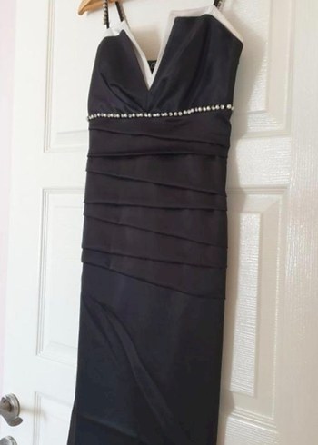 Siyah abiye elbise - Görsel 2