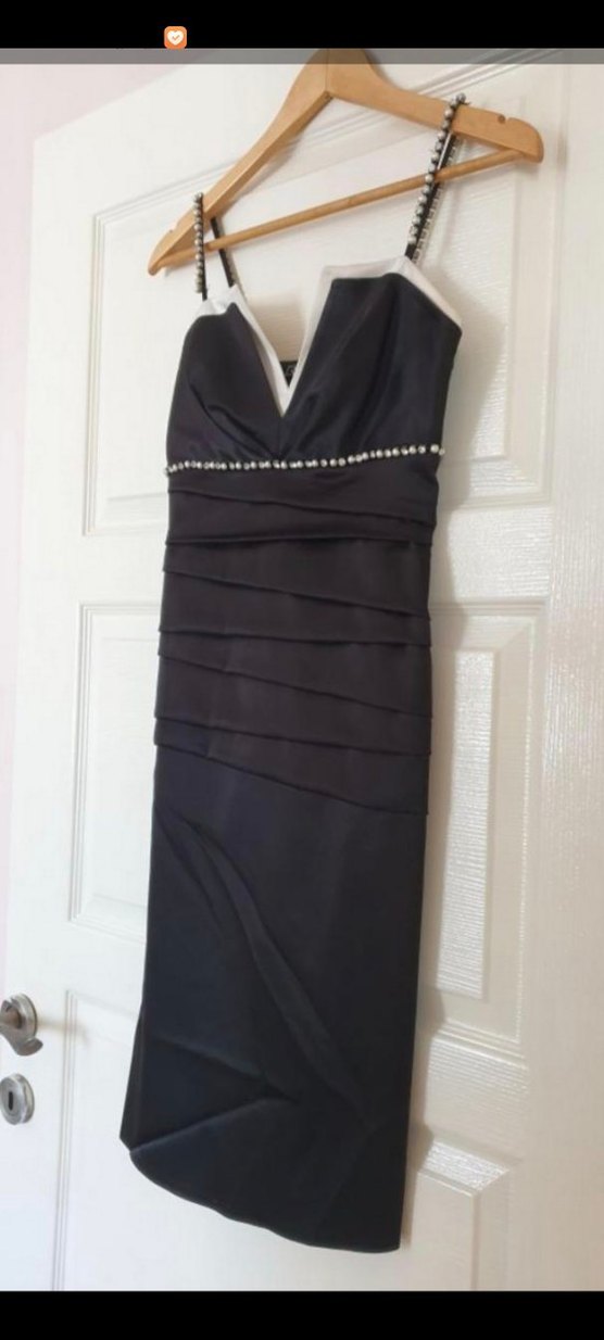 Siyah abiye elbise - Görsel 2