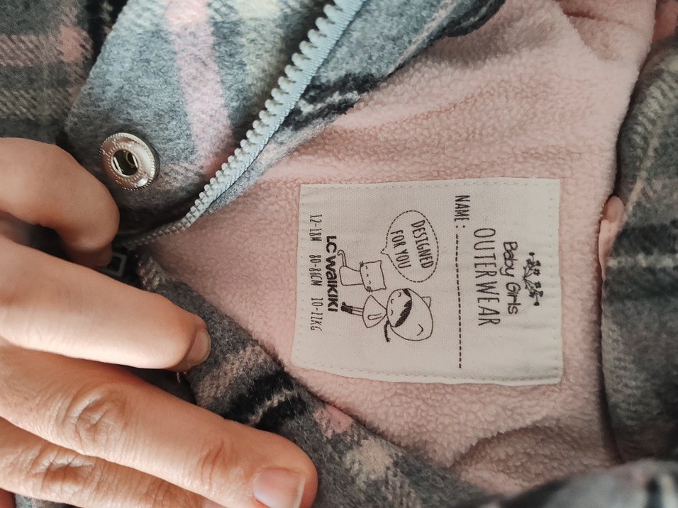 Kız bebek kaban - Görsel 2