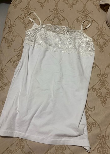 Diğer Kırmızı Dantelli Kadın Atlet