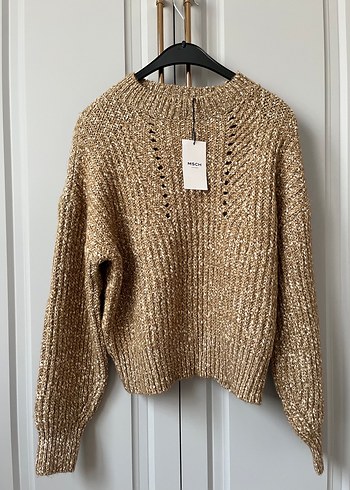 Msch marka etiketli Kahverengi Örgü Kadın Kazak - Görsel 2