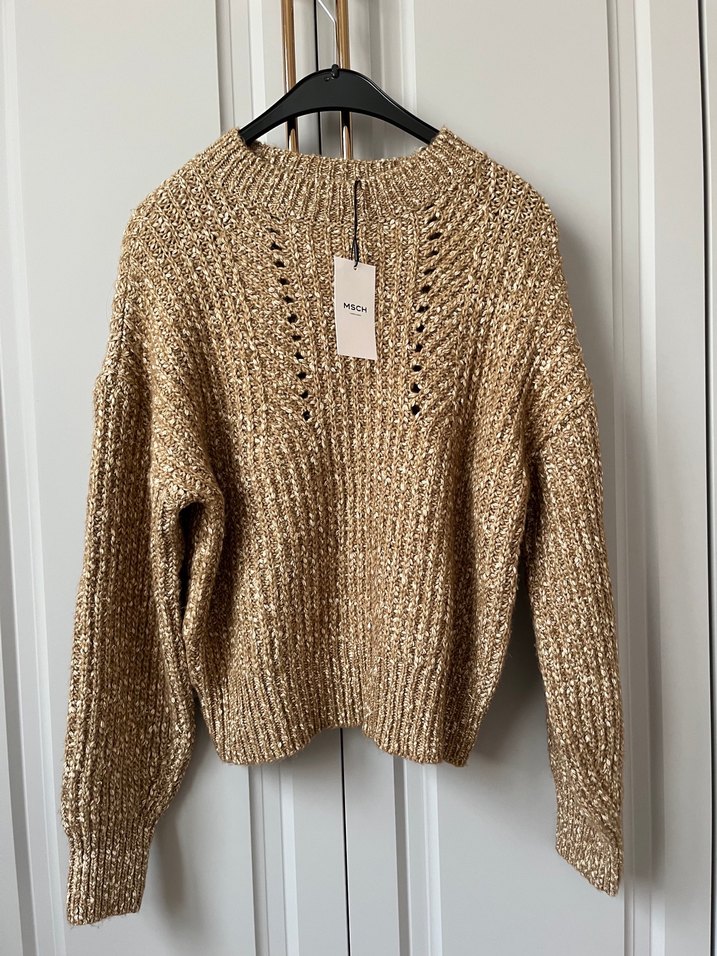 Msch marka etiketli Kahverengi Örgü Kadın Kazak - Görsel 4
