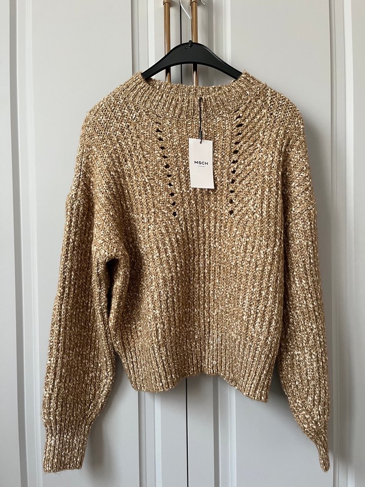 Msch marka etiketli Kahverengi Örgü Kadın Kazak - Görsel 2