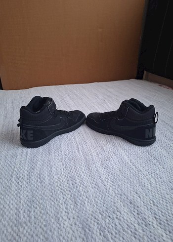 30 Beden Siyah Erkek Çocuk Spor Ayakkabı Velcro