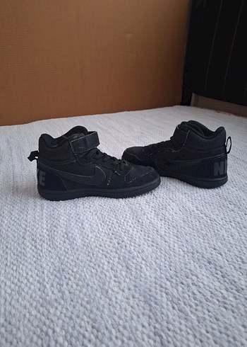 Nike Siyah Erkek Çocuk Spor Ayakkabı Velcro