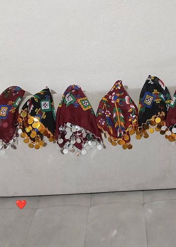 Boncuklu Çok Renkli Bohem Kadın Fular
