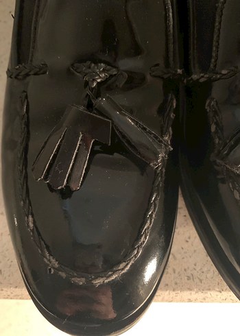 Çocuk Siyah Püsküllü Loafer Ayakkabı - Görsel 6