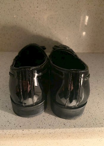 Çocuk Siyah Püsküllü Loafer Ayakkabı - Görsel 3