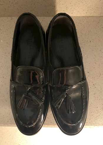 Çocuk Siyah Püsküllü Loafer Ayakkabı - Görsel 5