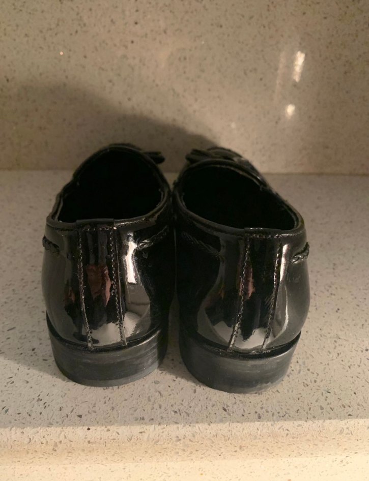 Çocuk Siyah Püsküllü Loafer Ayakkabı - Görsel 3