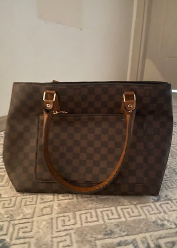 Louis Vuitton Kahverengi lios viton Deri Kadın Çanta