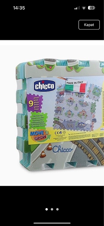 Chicco city puzzle mat