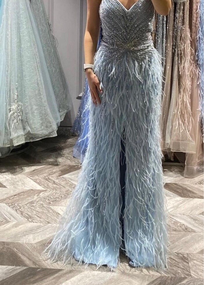 Gece elbisesi Bebe Mavisi - Görsel 3