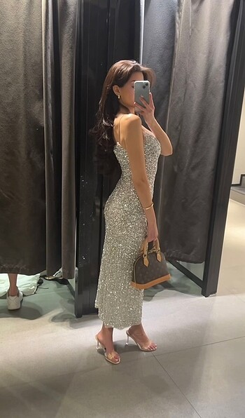 xs Beden Zara elbise