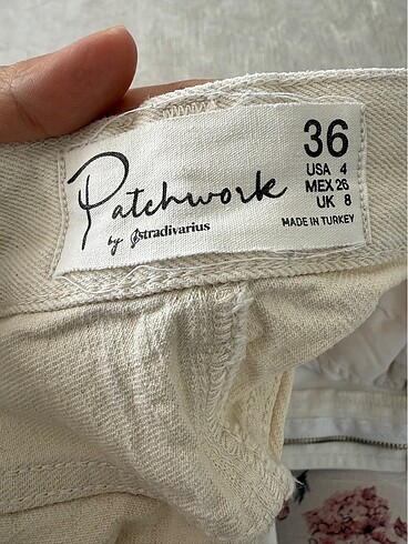 36 Beden ten rengi Renk Stradivarius pantalon