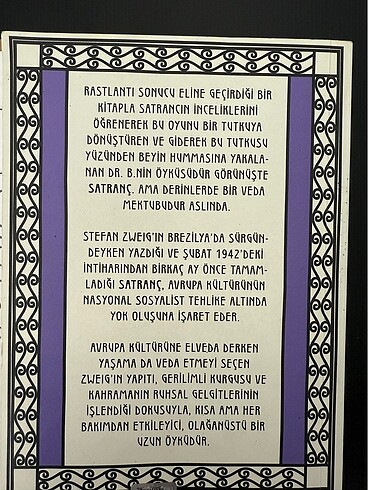  Stefan zweıg- Satranç